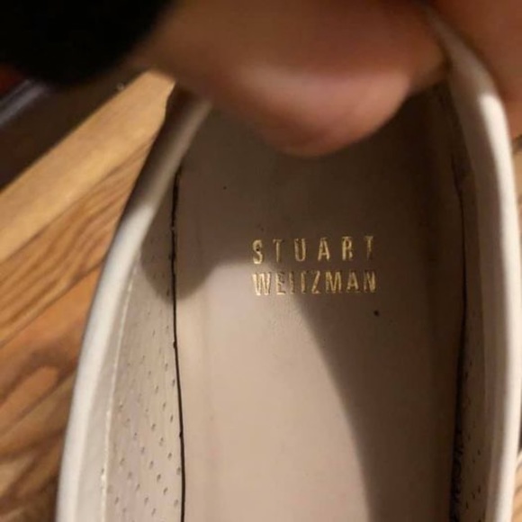 Stuart Weitzman White Loafers - Picture 5 of 6